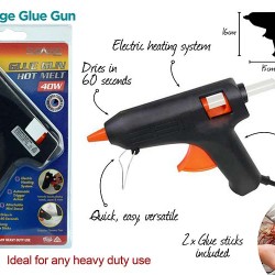 3pce Glue Gun 40W w/Glues