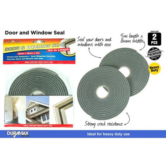 2pce Door & Window Seal-5mmx8M