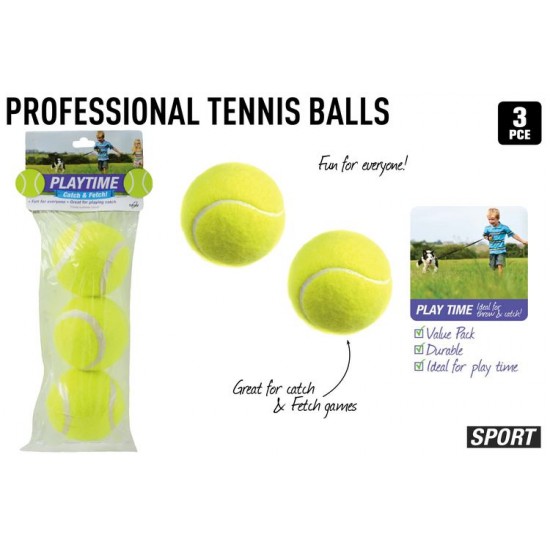 3pce Tennis Balls