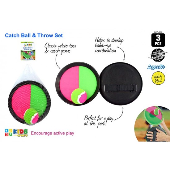 3Pce Catch Ball Set