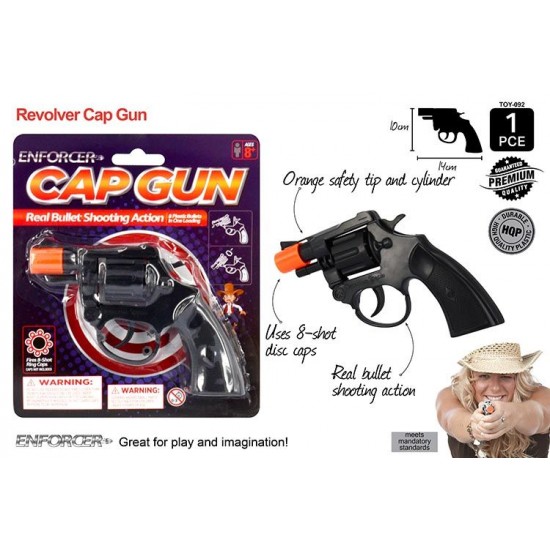 1pce Cap Gun Black