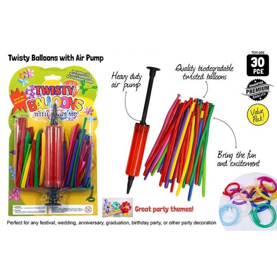 30pce Twisting Balloons