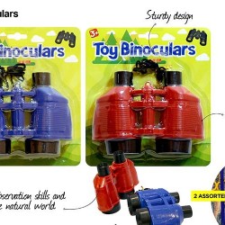 1pce Toy Binoculars 3 Asst Colours