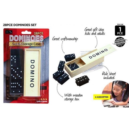 28pce Dominoes w/Case