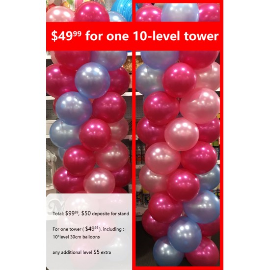 balloon tower - multi levels - 0014
