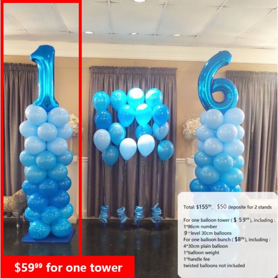 balloon tower - multi levels - 0021