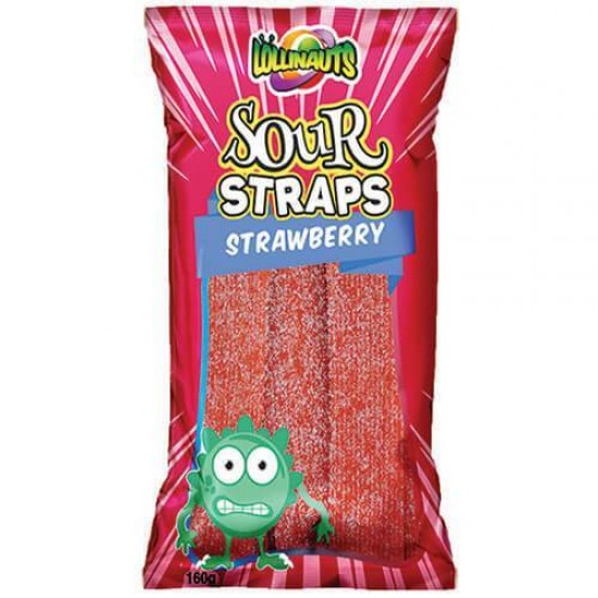 L'Nauts Sour Straps Straw 160g