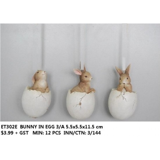 *BUNNY IN EGG 3/A