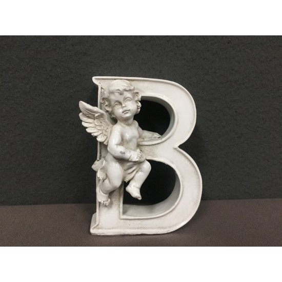 *10.5CM Cherub alphabets deco-B