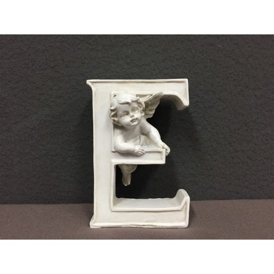 *10.5CM Cherub alphabets deco-E