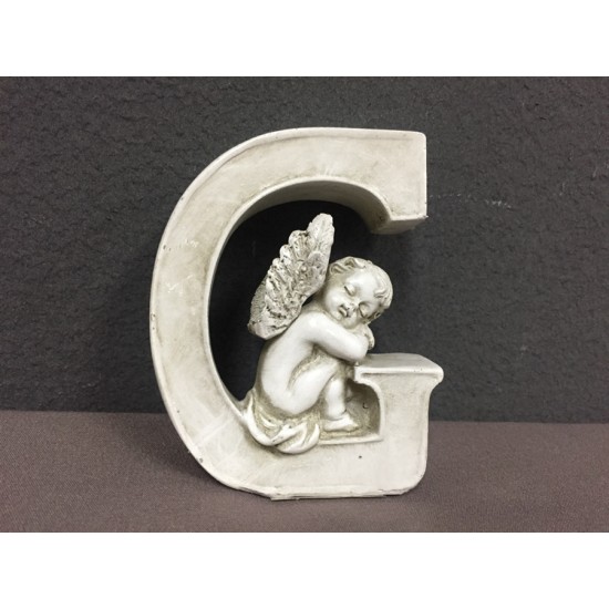 *10.5CM Cherub alphabets deco-G