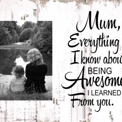 MUM AWESOME PHOTO FRAME