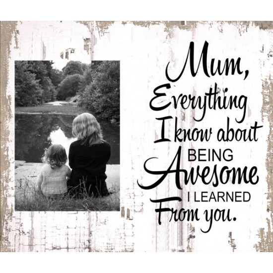 MUM AWESOME PHOTO FRAME