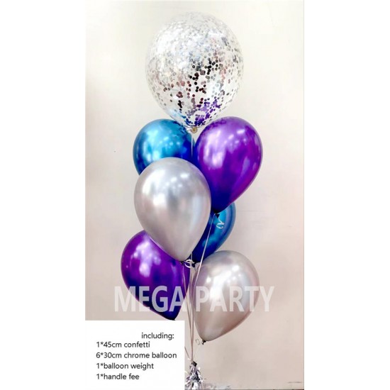 bouquet - confetti - chrome - 0072