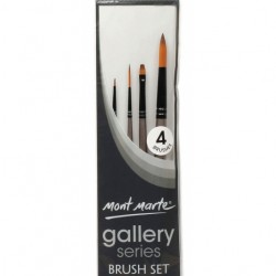 MM Gallery Series Brush Set Acrylic 4pc