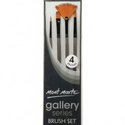 MM Gallery Series Brush Set Acrylic 4pc