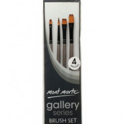 MM Gallery Series Brush Set Acrylic 4pc