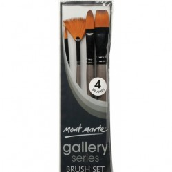 MM Gallery Series Brush Set Acrylic 4pc