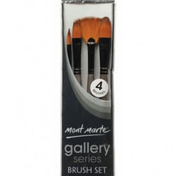 MM Gallery Series Brush Set Acrylic 4pc