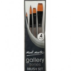 MM Gallery Series Brush Set Acrylic 4pc