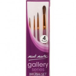 MM Gallery Series Brush Set Watercolour 4pc