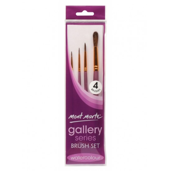 MM Gallery Series Brush Set Watercolour 4pc