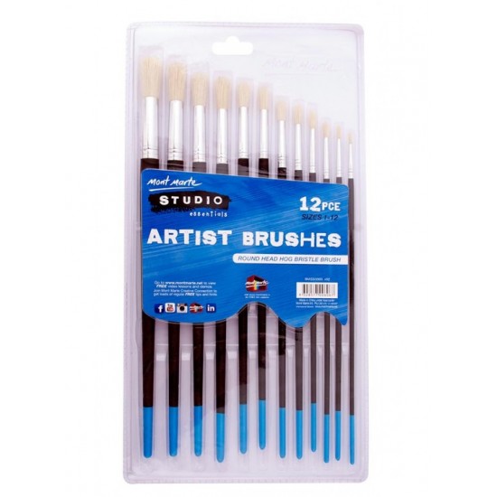 MM Brushes 12pc Round 1-12