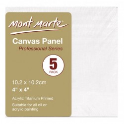 MM Canvas Panels Pack 5 10.2x10.2cm