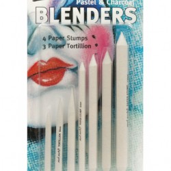 MM Pastel & Charcoal Blenders 7pc