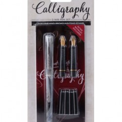 MM Calligraphy 2 Nib Pen Set 8pc