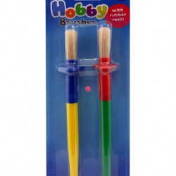 MM Hobby Brush with Rest 2pc