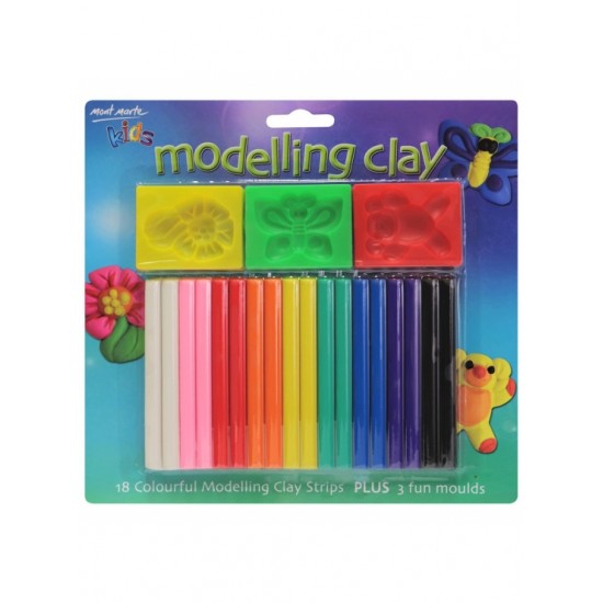 MM Modelling Clay Set w/Moulds 21pc