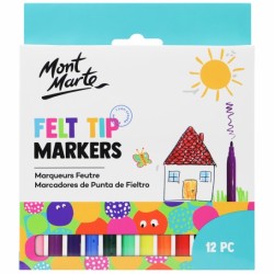 MM Felt Tip Markers 12pc