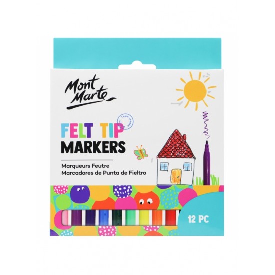 MM Felt Tip Markers 12pc