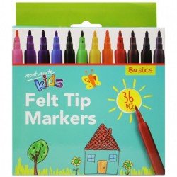 MM Felt Tip Markers 36pc