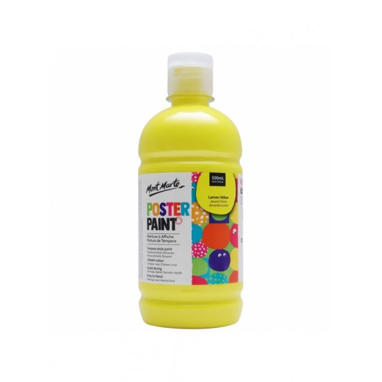 MM Poster Paint 500ml - Lemon Yellow