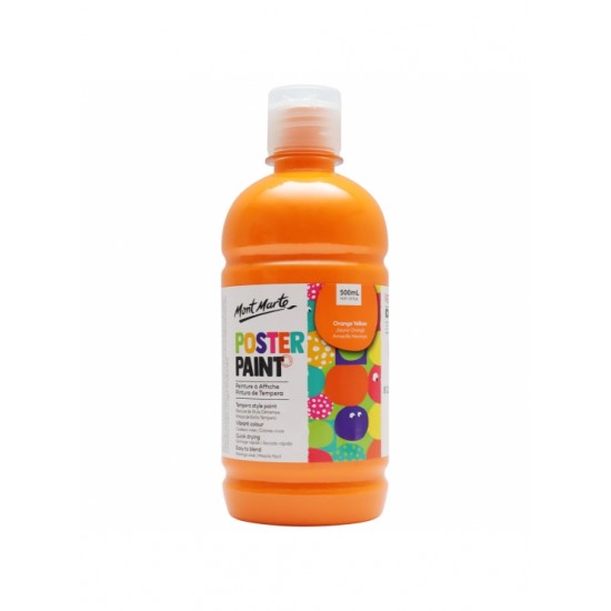 MM Poster Paint 500ml - Orange Yellow