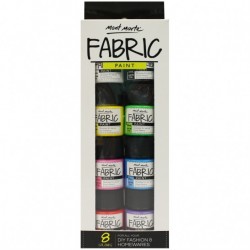 MM Fabric Paint Set 8pc x 20ml