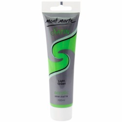 MM Satin Acrylic 100ml - Light Green