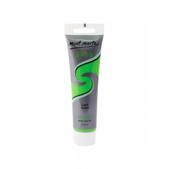 MM Satin Acrylic 100ml - Light Green