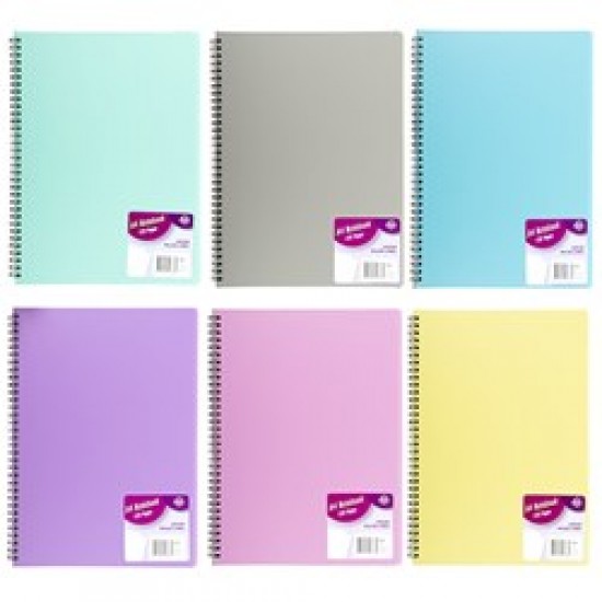 Notebook Basic PP Col A4 120pg 