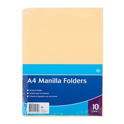 Folder Manila A4 Pk10 