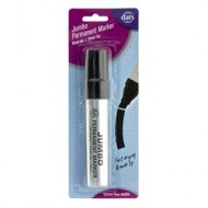 Marker Permanent Jumbo 1pk Black Ink