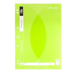 Book Binder A4 8mm Ruled 96pg 210x297mm P7.1 FSC Mix 70%