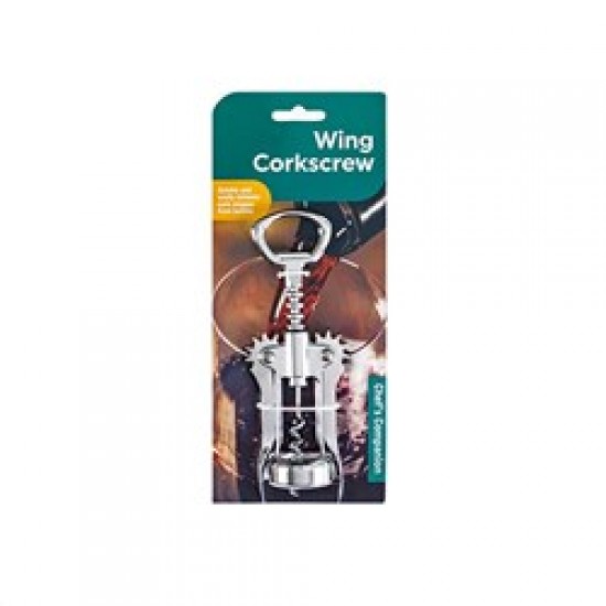 Corkscrew Wing Style Stainless Steel 16.5cm