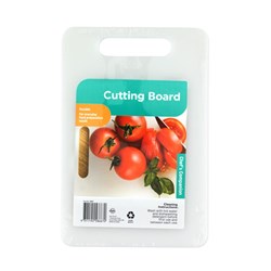 Chopping Board Plastic White 30x20x0.6cm