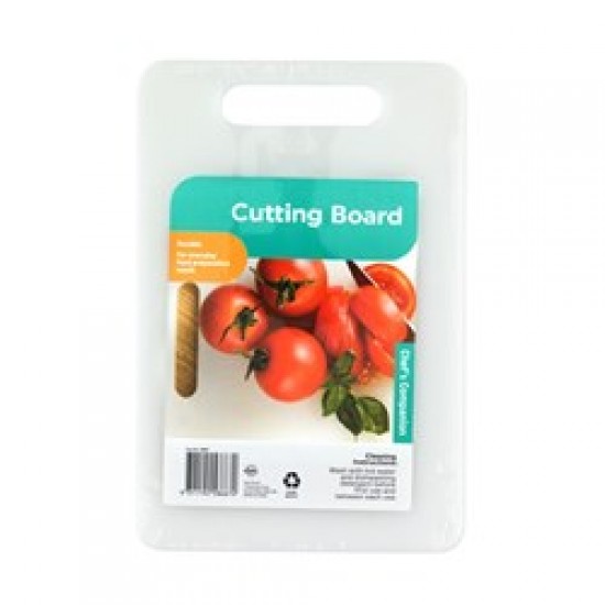 Chopping Board Plastic White 30x20x0.6cm