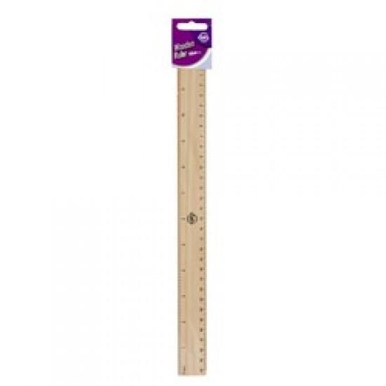 Ruler 30cm Wooden 