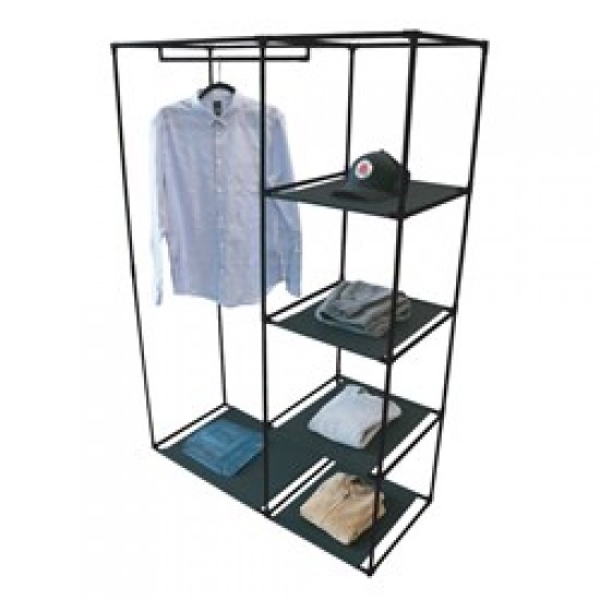 WARDROBE ORGANISER 4 SHELF