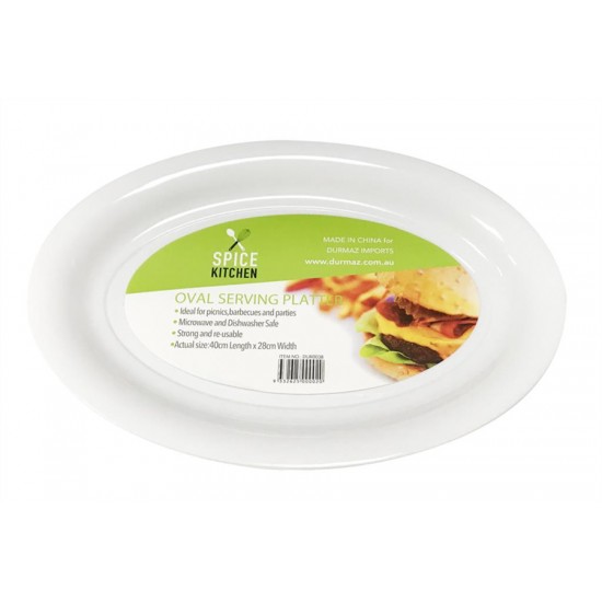 Small Plastic Oval Serving Tray